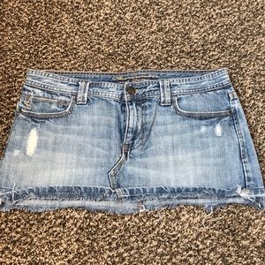Abercrombie and Fitch denim miniskirt!